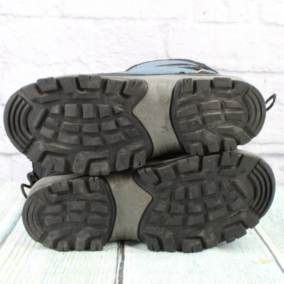 Baffin Technology Blue Nylon Lace Up Pull On Snow Boots Size 6 Wide - Picture 9 of 9